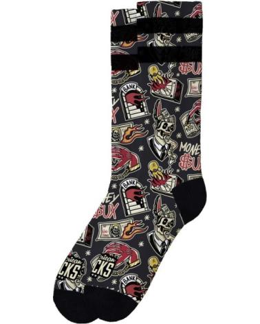 AMERICAN SOCKS SOCKEN MONEY SUCKS MID HIGH MEHRFARBIG MULTICOLOR