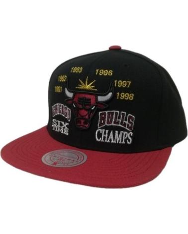 CAPPELLINO MITCHELL & NESS BULLS 'CHAMP IS HERE' SNAPBACK NERO NEGRO