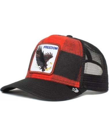 GOORIN BROS CAPPELLINO TRUCKER SKI FREE PATCH AQUILA ROSSA ROSSO/NERO ROJO