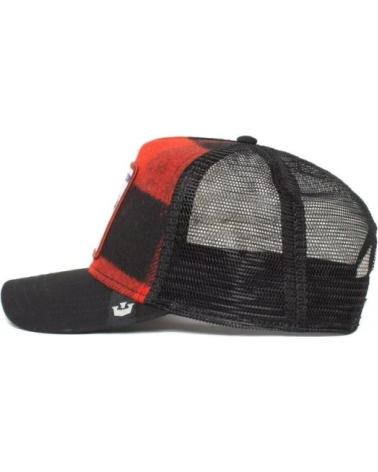 GOORIN BROS BONÉ TRUCKER SKI FREE PATCH ÁGUIA VERMELHA VERMELHO/PRETO ROJO