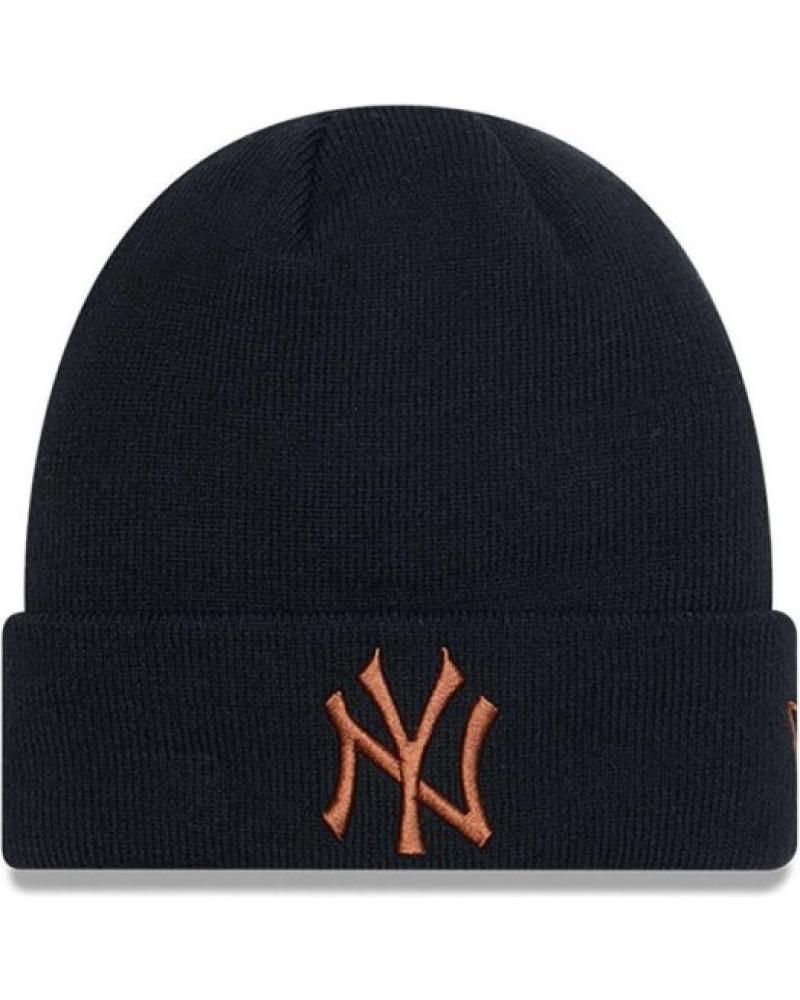 BONNET NEW ERA YANKEES LEAGUE ESSENTIAL CUFF BEANIE NEYYAN NOIR NEGRO
