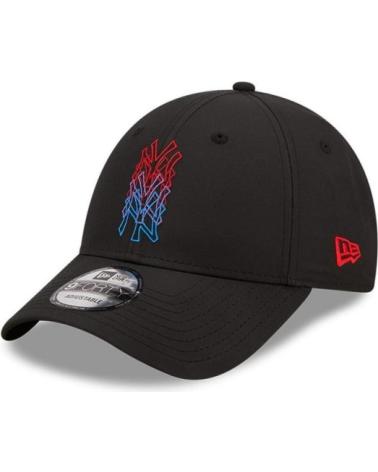 NEW ERA DODGERS STACK LOGO 9FORTY LOSLAK BLACK CAP NEGRO