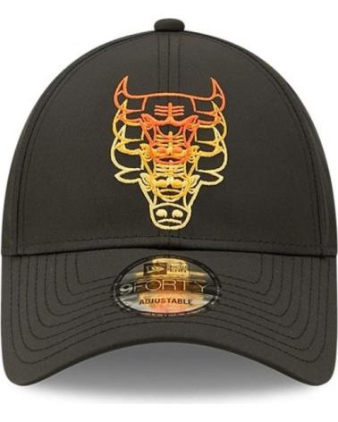 NEW ERA CHICAGO BULLS STACK LOGO BLACK CAP CHIBUL BLKSCA NEGRO