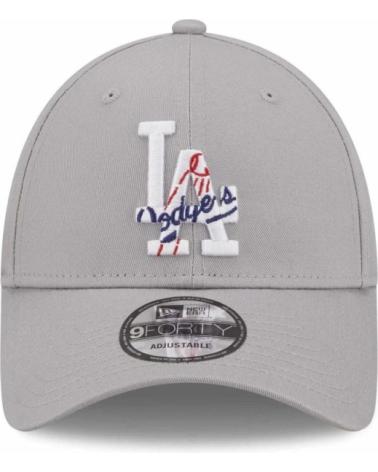 NEW ERA LOS ANGELES DODGERS TEAM LOGO INFILL GREY CAP 9FORTY LOSDOD GRIS