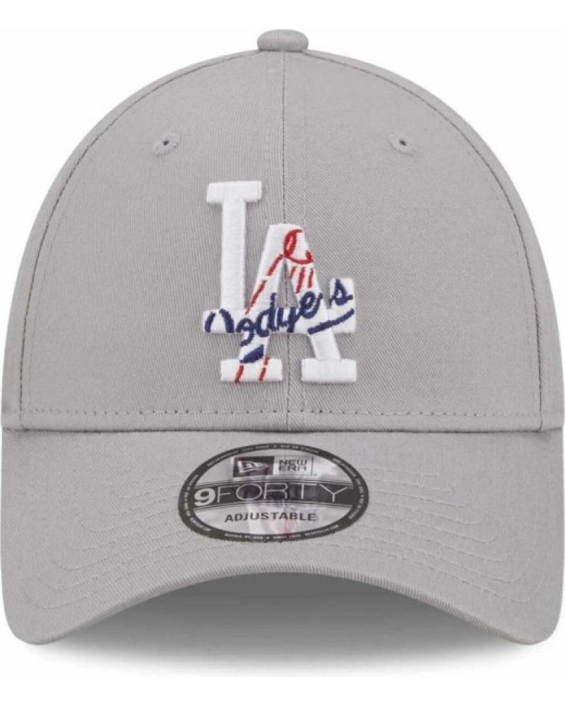 NEW ERA LOS ANGELES DODGERS TEAM LOGO INFILL GREY CAP 9FORTY LOSDOD GRIS