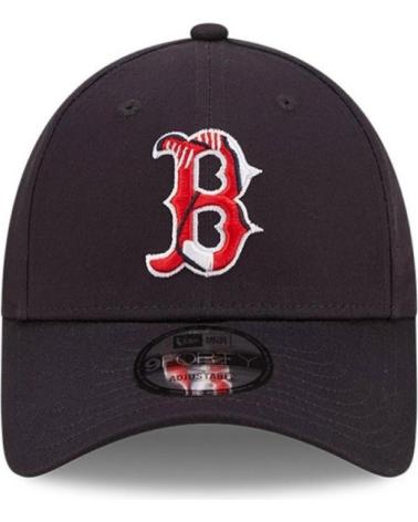 NEW ERA BOSTON RED SOX TEAM LOGO INFILL NAVY CAP 9FORTY MARINO