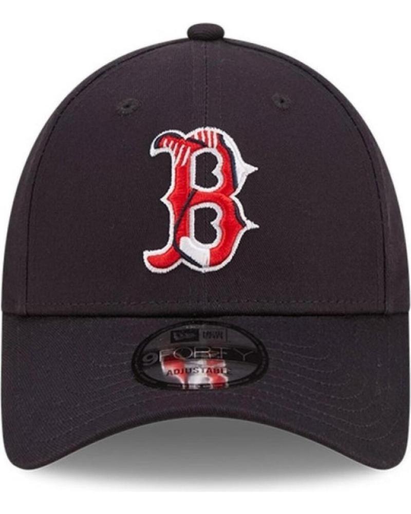 NEW ERA BOSTON RED SOX TEAM LOGO INFILL NAVY CAP 9FORTY MARINO