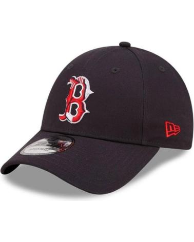 NEW ERA BOSTON RED SOX TEAM LOGO INFILL NAVY CAP 9FORTY MARINO
