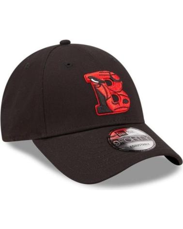 CAPPELLINO NEW ERA 9FORTY CHICAGO BULLS TEAM LOGO INFILL NERO NEGRO