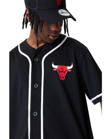MAILLOT DE BASEBALL NEW ERA CHICAGO BULLS CHIBUL NOIR NEGRO
