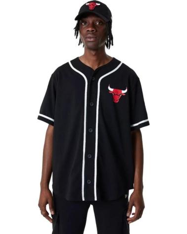 MAILLOT DE BASEBALL NEW ERA CHICAGO BULLS CHIBUL NOIR NEGRO