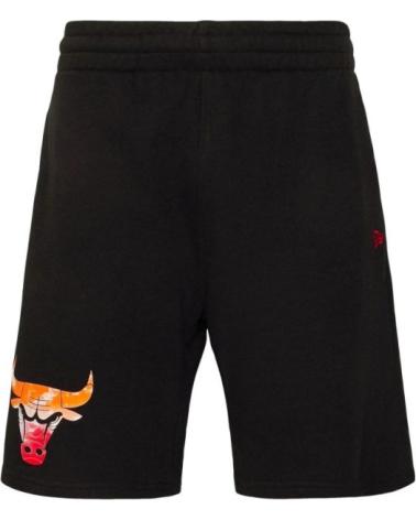 NEW ERA CHICAGO BULLS SKI PRINT CHIBUL SHORTS SCHWARZ NEGRO