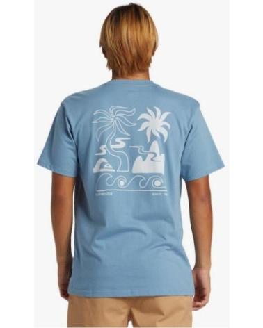 CAMISETA QUIKSILVER TROPICAL BREEZE TEE BKQ0 AZUL CELESTE CELESTE