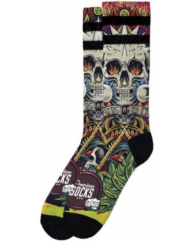 AMERICAN SOCKS MOSHPIT MID HIGH MULTICOLOR NEGRO NEGRO