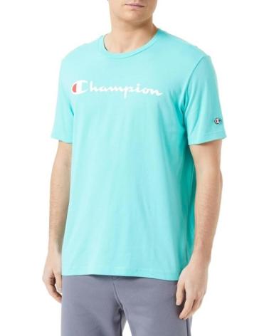 CHAMPION LEGACY BIG PRINTED LOGO T-SHIRT GREEN 219831-BS049 VERDE