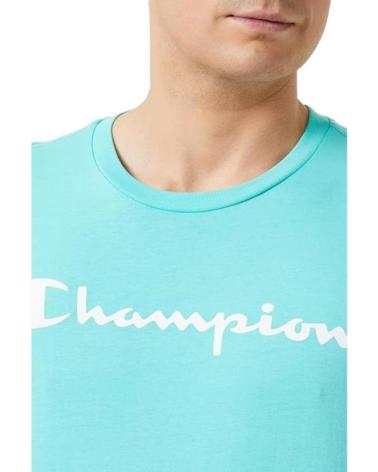 CHAMPION LEGACY BIG PRINTED LOGO T-SHIRT GREEN 219831-BS049 VERDE
