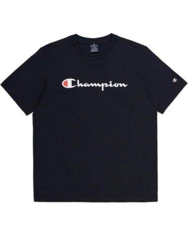 CAMISETA CHAMPION LEGACY BIG PRINTED LOGO PRETA 219831-KK001 NEGRO