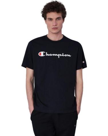 CAMISETA CHAMPION LEGACY BIG PRINTED LOGO PRETA 219831-KK001 NEGRO