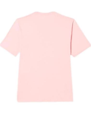 CHAMPION T-SHIRT LEGACY BIG PRINTED LOGO ROSE ROSA