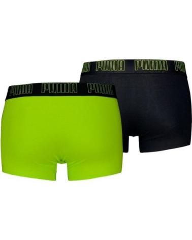 PUMA BIPACK BOXERS EVERYDAY TRUNK GRÜN UND SCHWARZ VERDE
