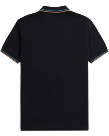 FRED PERRY TWIN TIPPED POLO V03 MARINEBLAU MARINO
