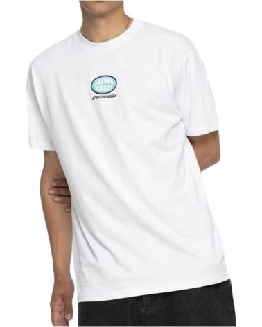 SANTA CRUZ SCREAMING WAVE T-SHIRT WEISS BLANCO
