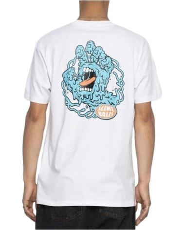 SANTA CRUZ SCREAMING WAVE T-SHIRT WEISS BLANCO