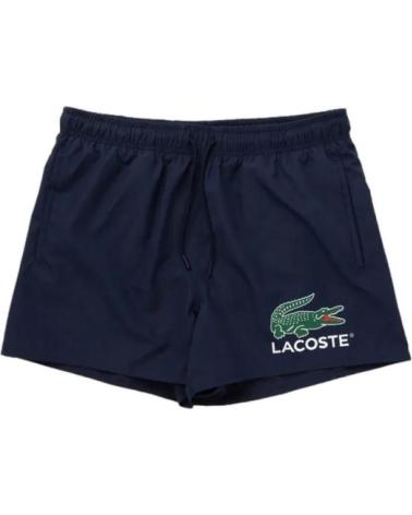 LACOSTE BIG LOGO BADESHORTS MARINE MARINO