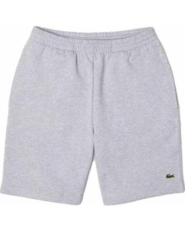SHORT DEPORTIVO LACOSTE ESSENTIAL LOGO GRIS GRIS