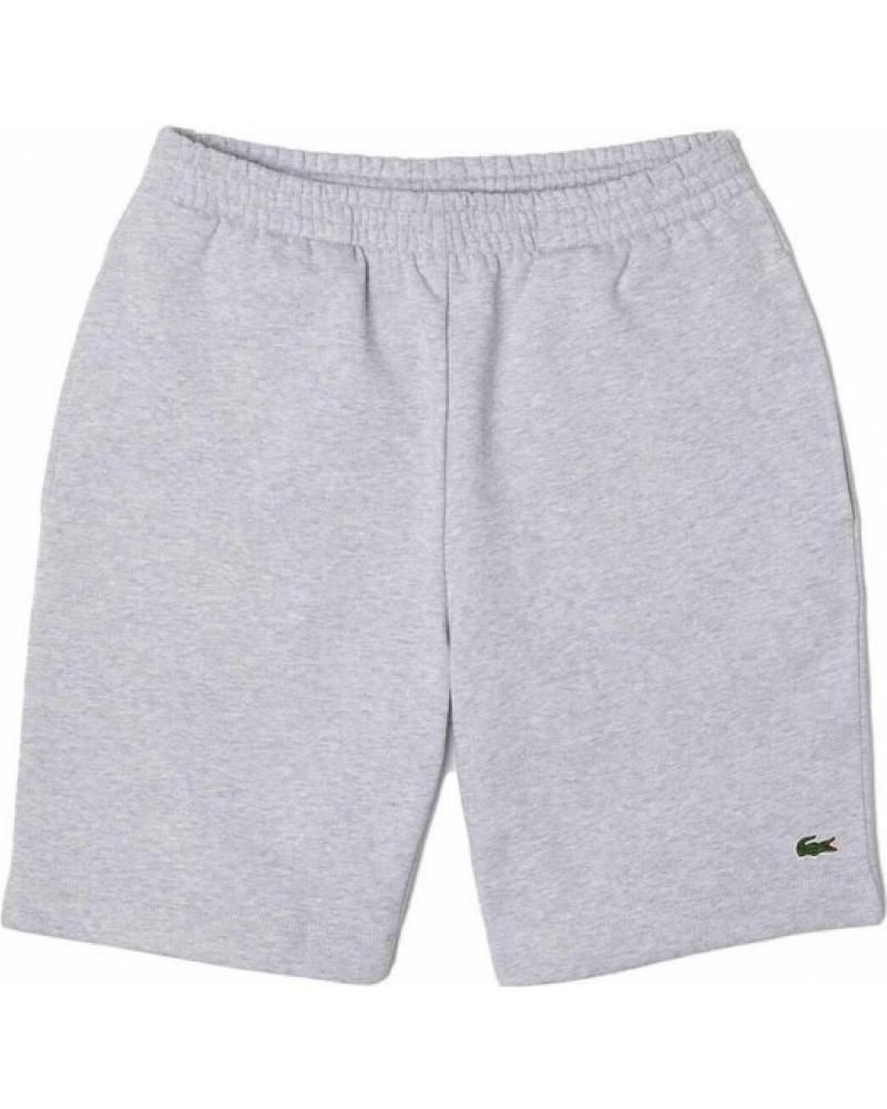 SHORT DEPORTIVO LACOSTE ESSENTIAL LOGO GRIS GRIS