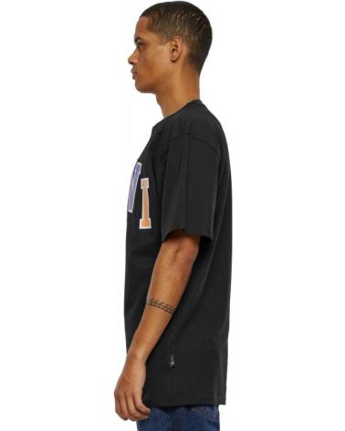 T-SHIRT KARL KANI WOVEN SIGNATURE LOGO PRETA DE MANGA CURTA NEGRO