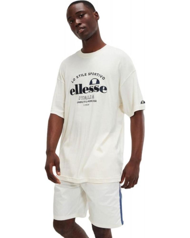 ELLESSE ZALENTI T-SHIRT DE MANGA CURTA BRANCA BLANCO