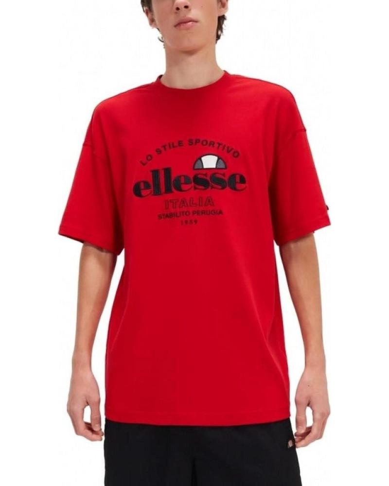 ELLESSE ZALENTI ROTES T-SHIRT ROJO