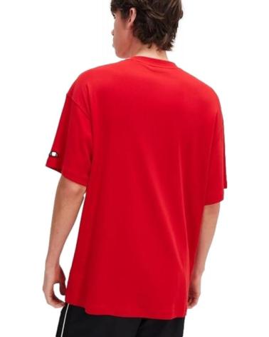 ELLESSE ZALENTI ROTES T-SHIRT ROJO