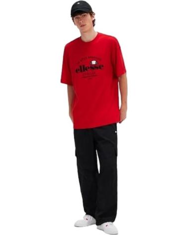 ELLESSE ZALENTI ROTES T-SHIRT ROJO
