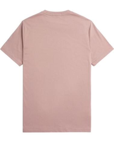 CAMISETA FRED PERRY EMBROIDERED TEE M4580 ROSA ROSA