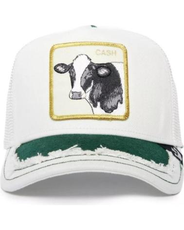 GOORIN BROS WHITE SILKY COW TRUCKER CAP BLANCO