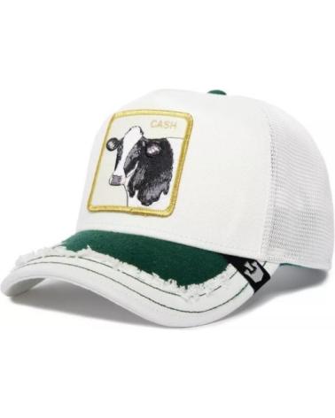 GOORIN BROS WHITE SILKY COW TRUCKER CAP BLANCO