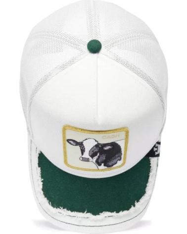 GOORIN BROS WHITE SILKY COW TRUCKER CAP BLANCO