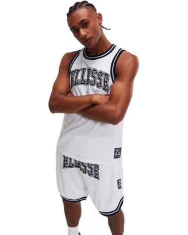 REGATA DE BASQUETE ELLESSE BOSSAN VEST TEE BRANCA BLANCO