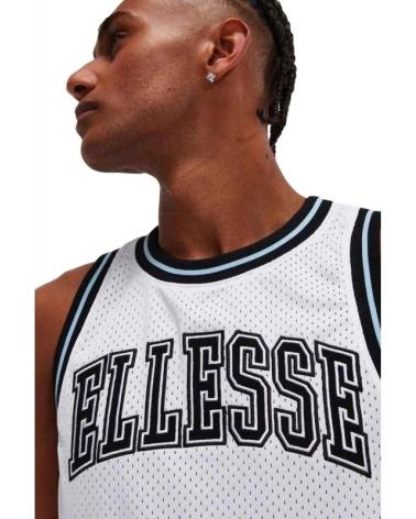 REGATA DE BASQUETE ELLESSE BOSSAN VEST TEE BRANCA BLANCO