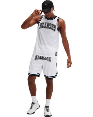 REGATA DE BASQUETE ELLESSE BOSSAN VEST TEE BRANCA BLANCO