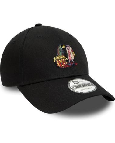 NEW ERA WASHED HALF TIME CAP PUPPIES BLACK NEGRO