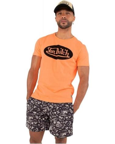 T-SHIRT VON DUTCH FRONT LOGO TEE ORANGE NARANJA