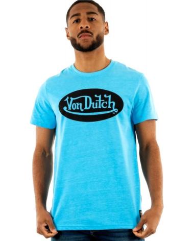VON DUTCH FRONT LOGO T-SHIRT TÜRKIS TURQUESA