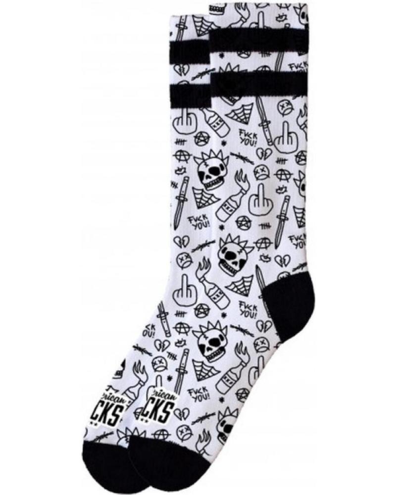 Inizio-AMERICAN-SOCKS-ACCESORIOS-EN-COLOR-PARA-ACCESORIOS-BLANCO