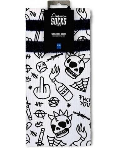 Inizio-AMERICAN-SOCKS-ACCESORIOS-EN-COLOR-PARA-ACCESORIOS-BLANCO