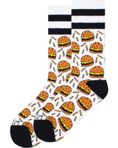 AMERICAN SOCKS MID HIGH SOCKEN BURGER MANIA MEHRFARBIG MULTICOLOR