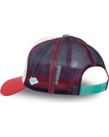 CAPPELLO TRUCKER VON DUTCH SURF01 BIANCO CON VISIERA ROSSA BLANCO