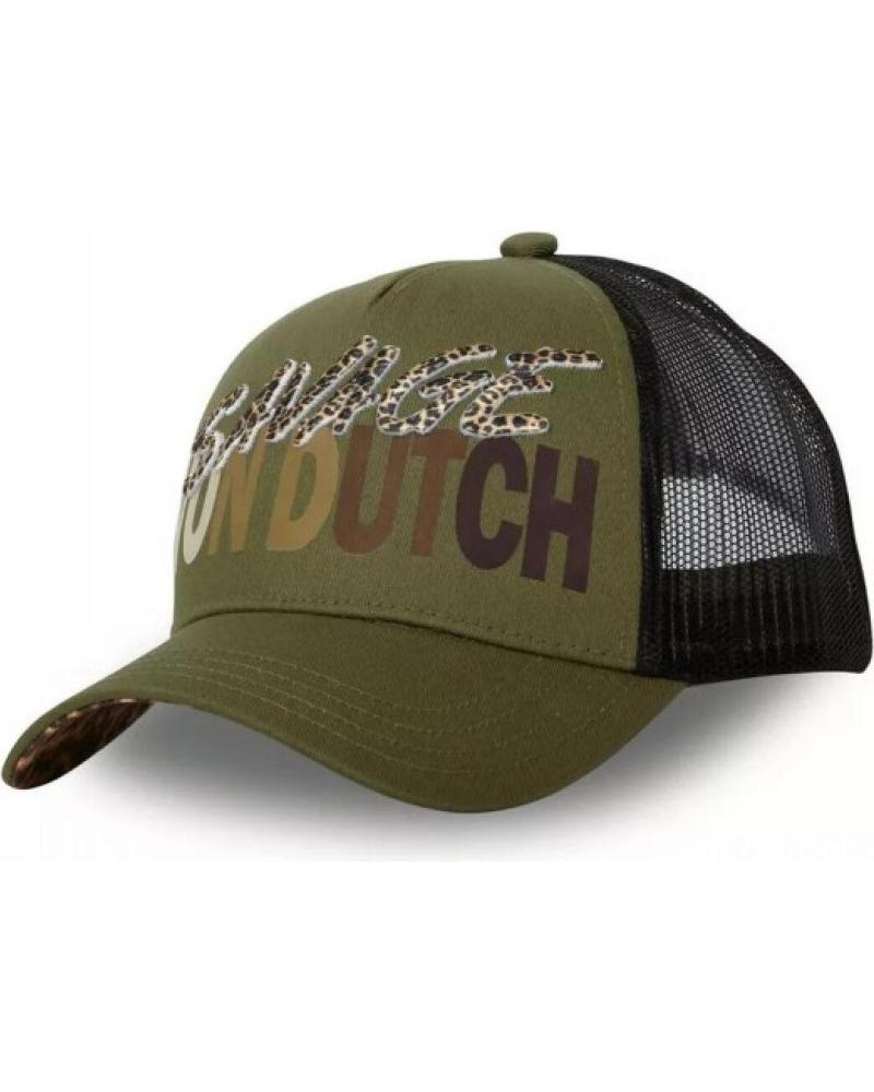VON DUTCH CAPPELLINO TRUCKER SAVAGE LOGO VERDE VERDOSO